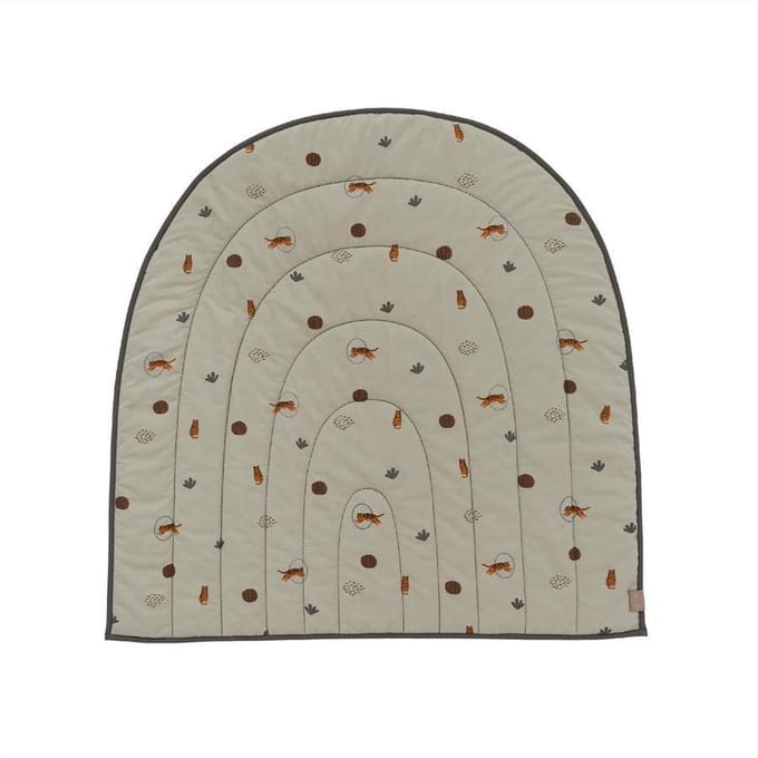 OYOY quilted speelkleed/ vloerkleed groen
