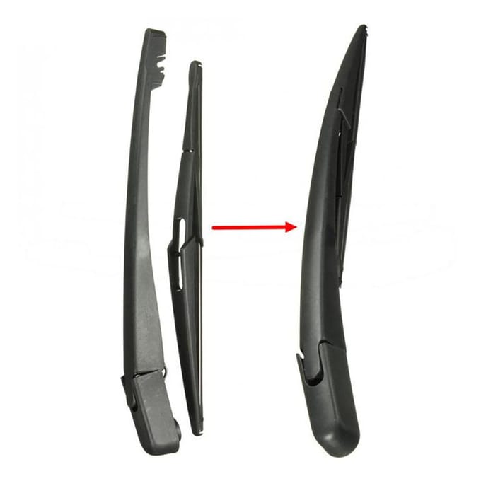 Achterruit Wisserarm & Blade Set Voor OPEL Corsa D 55703093 2190226 black
