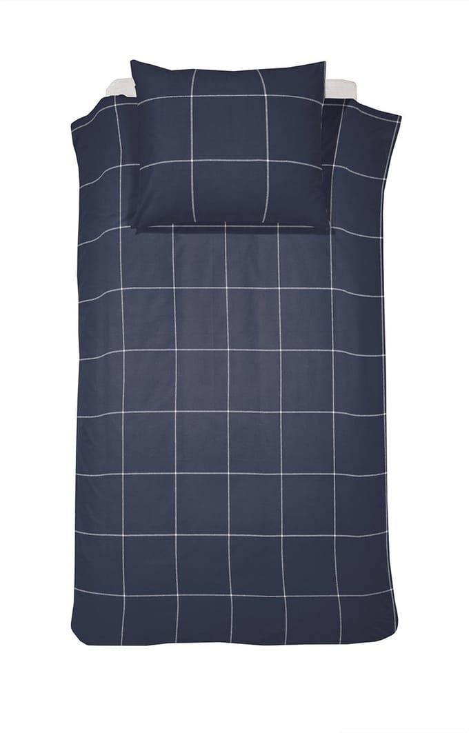 Cinderella Robyn - Dekbedovertrek - Satijn - 140x200/220 cm - Donkerblauw + 1 kussensloop 60x70