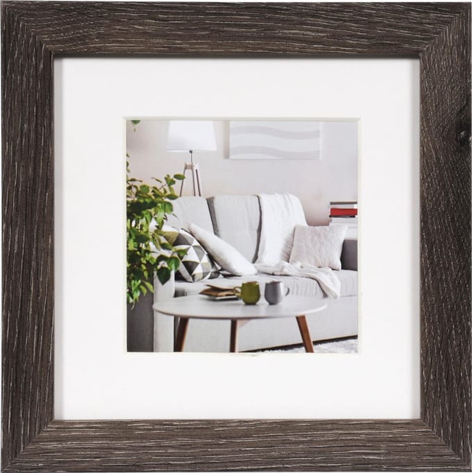 Fotolijst - Henzo - Modern - Fotomaat 15x15 cm - Donkergrijs