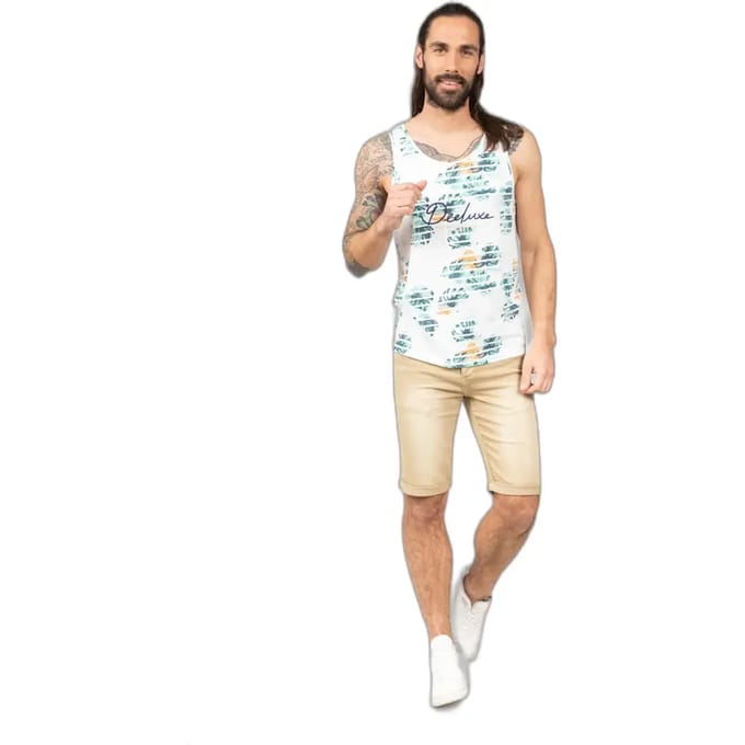DEELUXE Tanktop met gestreepte printZONITO Off White