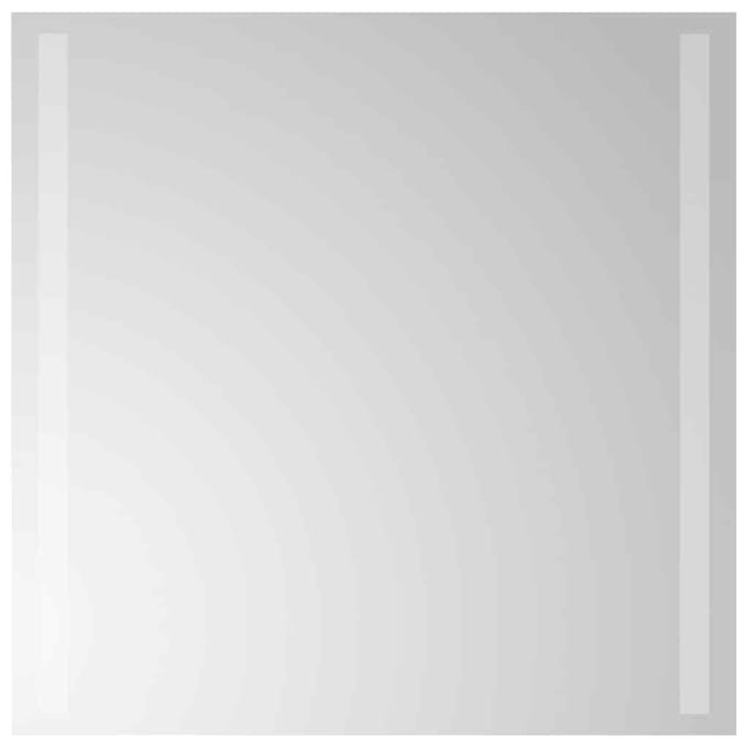 vidaXL - Badkamerspiegel - LED - 50x50 - cm