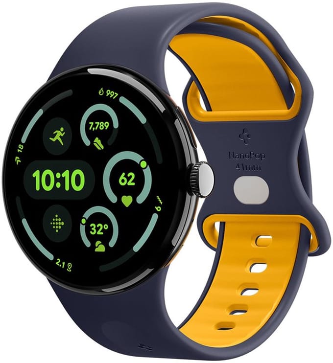 Spigen Nano Pop Band, Blauwpaars Marineblauw - Google Pixel Watch 4/3/2/1 41Mm