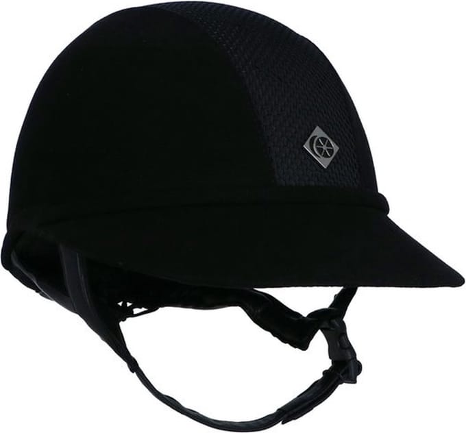 Charles Owen Veiligheidscap SP8 Plus Black - 60