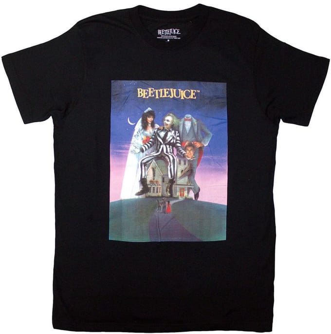 Beetlejuice - Movie Poster Heren Tshirt - M - Zwart
