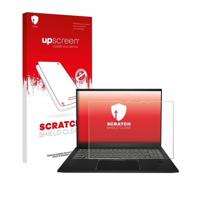 upscreen - Screenprotector voor MSI Summit A16 AI+ - Folie Beschermfolie transparant