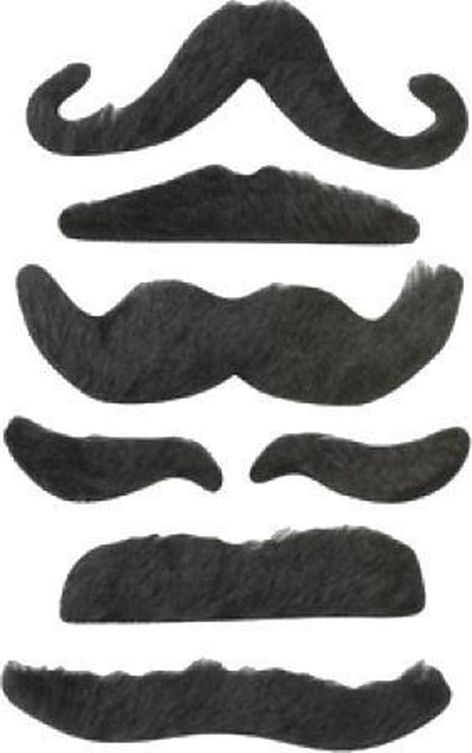 Eddy Toys Assortiment Plaksnorren 6 Stuks Zwart