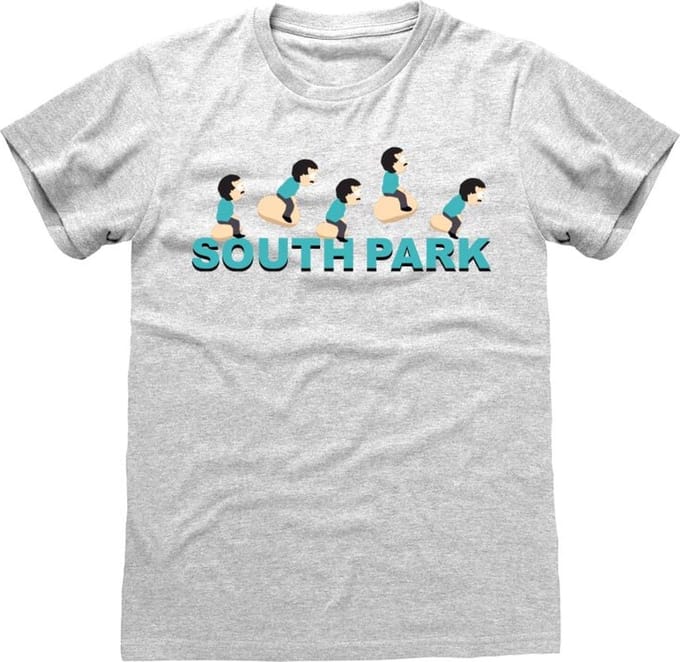 South Park Bouncing Heren T-shirt - gemêleerd lichtgrijs - XL