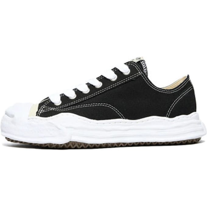 Maison Mihara Yasuhiro Peterson OG Sole Canvas Low 'Zwart' maat .