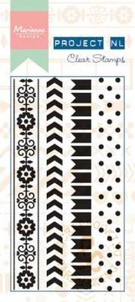 Marianne Design Stempel Randstempel stippen PL1502