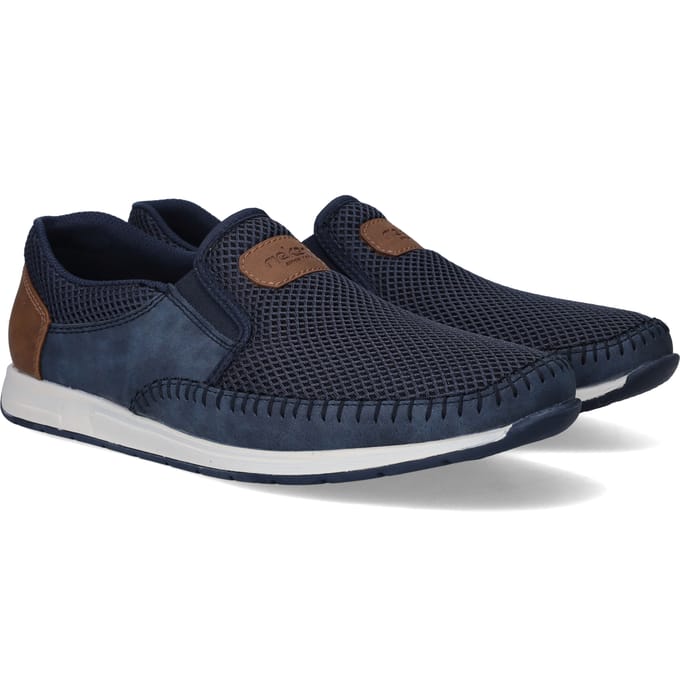Rieker Instappers - Heren - Blauw - Maat:41