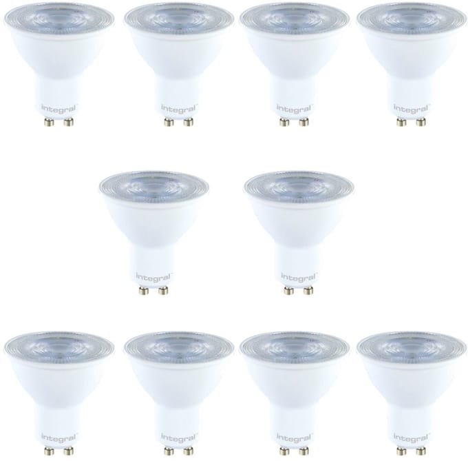 Focus - 10 pack - Integral LED - GU10 LED spot - 3.4 watt - 4000K neutraal wit - 400 lumen - niet dimbaar