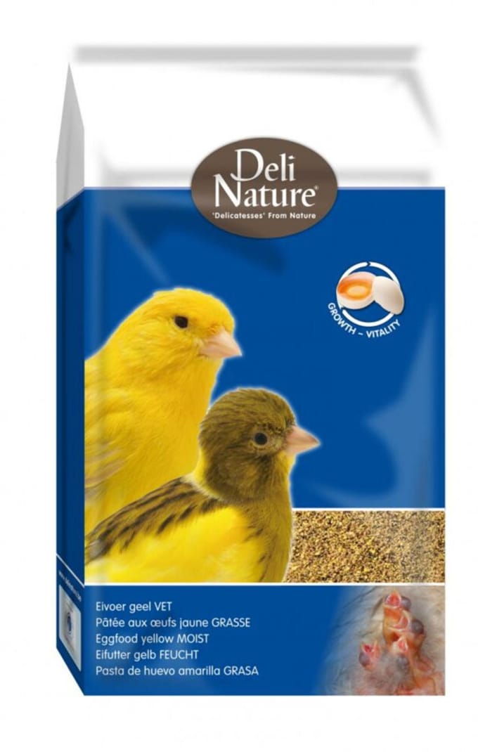 Deli Nature Eivoer Vet Geel 10 kg