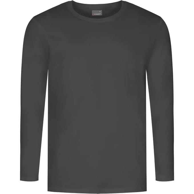 Promodoro Men´s Premium-T Long Sleeve E4099 - Charcoal (Solid) - S