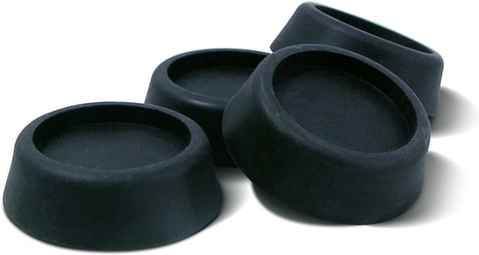 Wasmachine Dempers - Trillingsdempers - Stil Werken - Universeel Toepasbaar - 4 Stuks - Zwart