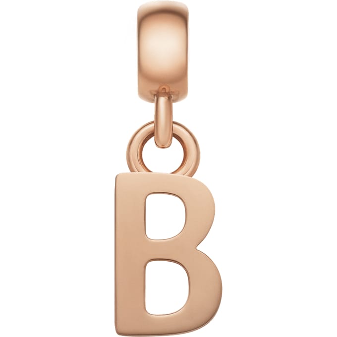 Daniel Wellington DW Charm Letter B Rose Gold