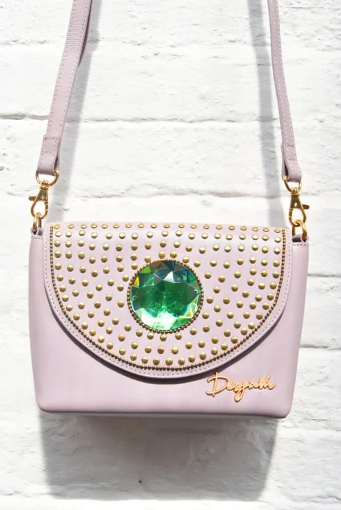 Désjà Vu - Bling Bag - Beige - Grote Groene Steen