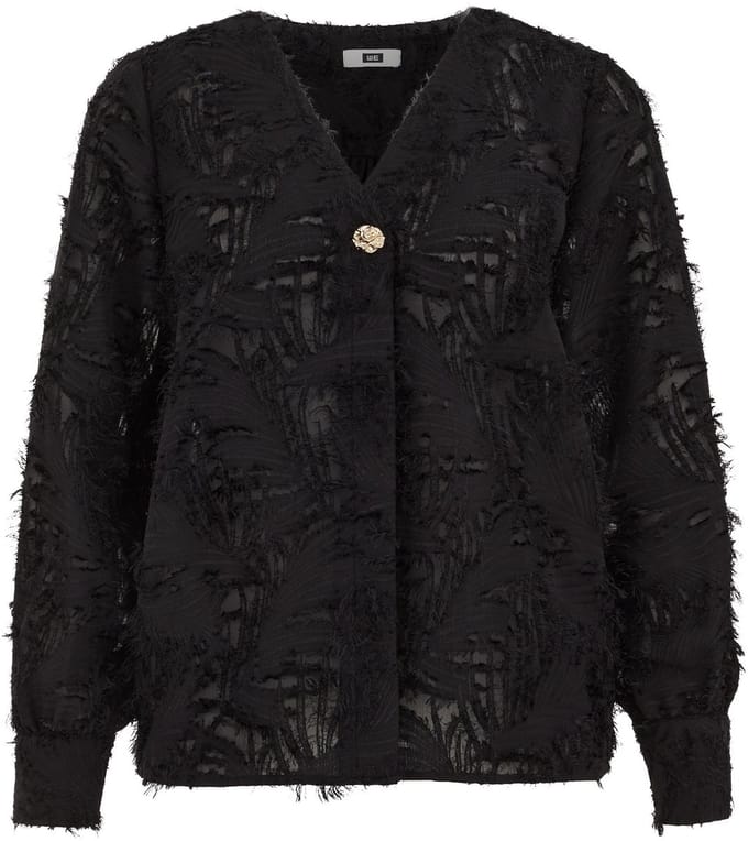 WE Fashion Dames blouse met jacquard-dessin
