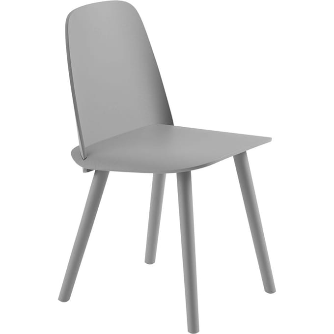 Muuto Nerd eetkamerstoel - grijs