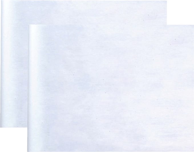 Santex Bruiloft loper op rol - 2x - wit - 30 cm x 10 m - non woven polyester