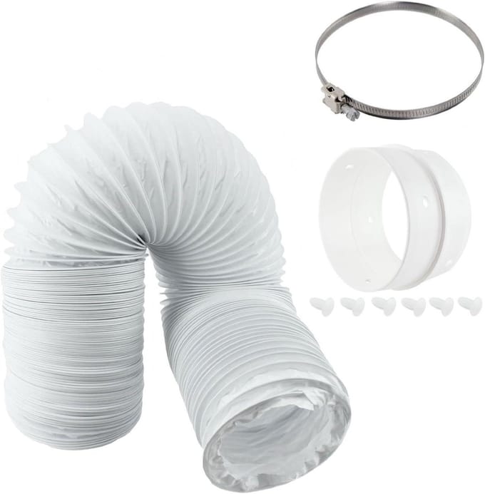 Ventilatieslang Droger - Slang Kit - Droger Ontluchting - Universele Pasvorm - 4 Meter 100mm