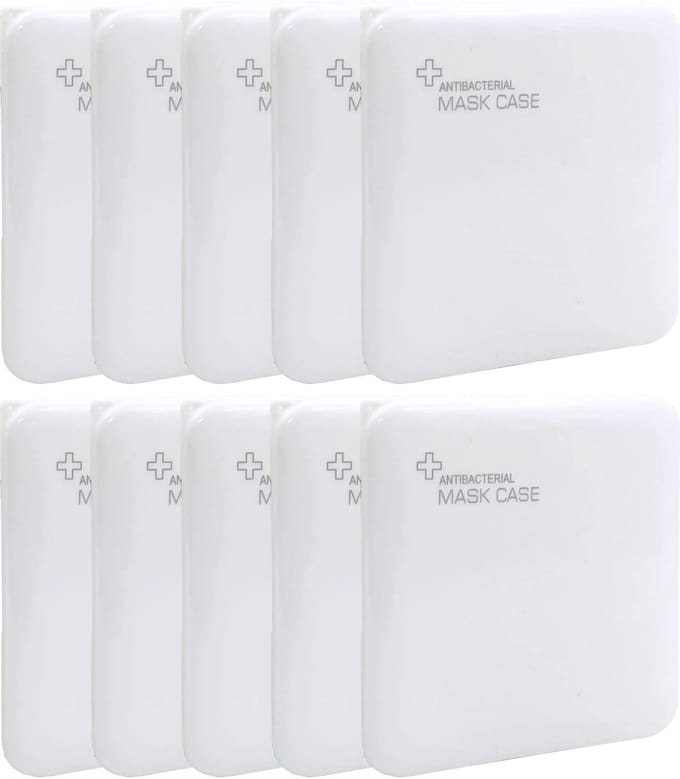 EM - Antibacteriele mondmasker bewaardoosje - 10 stuks