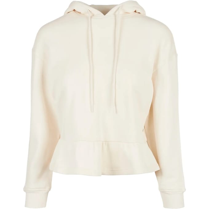 Urban Classics - Organic Volants Hoodie/trui - S - Beige