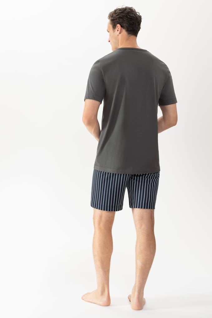 Pyjama kort Serie Portimo Soft Grey