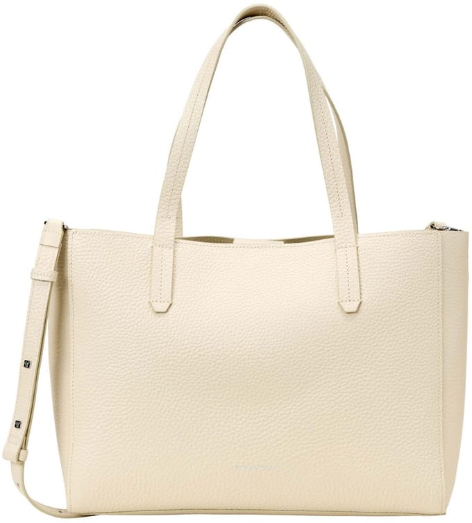 Marc O'Polo Schoudertas Busin Shopper Natural Stone Crème