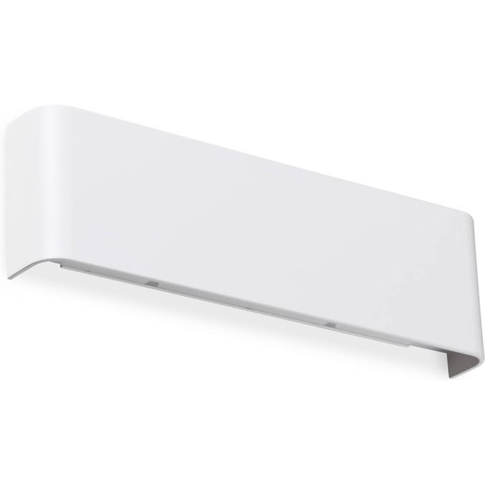 IDEAL LUX LED wandlamp Delta, wit, breedte 30 cm, 3.000 K