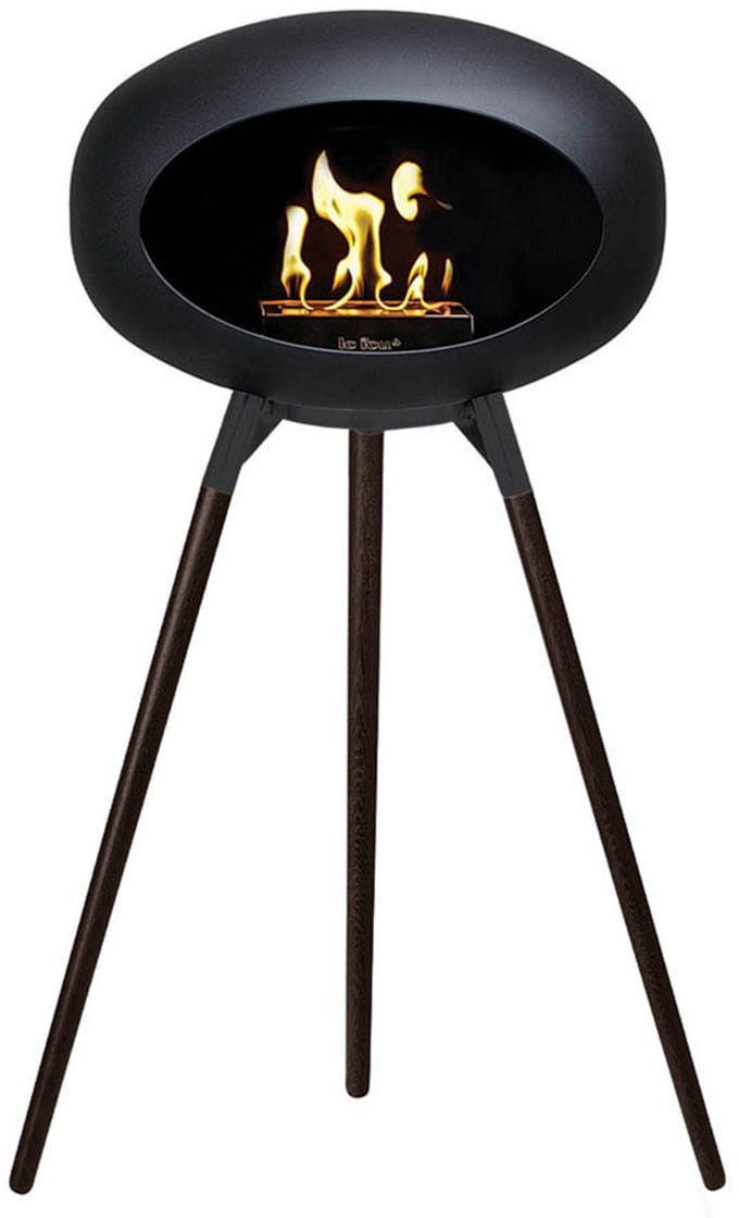 Le Feu Bio Ethanol Haardvuur - Black Ground Wood Black Oak Black
