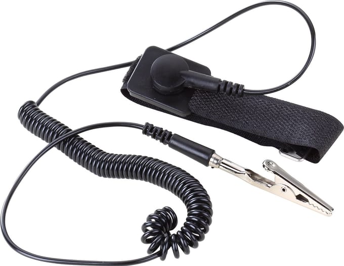 Antistatische armband polsband Zwart