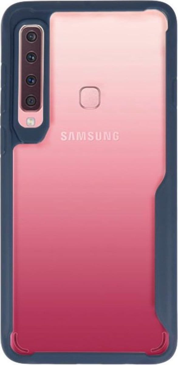 Navy Focus Transparant Hard Cases Samsung Galaxy A9 2018