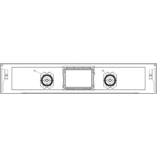 AEG controlepaneel, inox 140210197020
