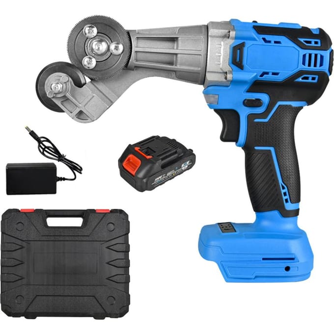 Multifunctionele elektrische boormachine, plaatsnijder, professionele slagboormachine, hulpsnijder 1pcs 21V battery&US Plug veelkleurig