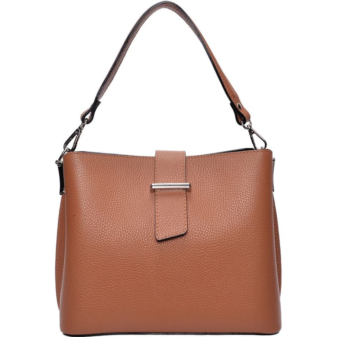 Isabella Rhea Brown Rundleer Tas