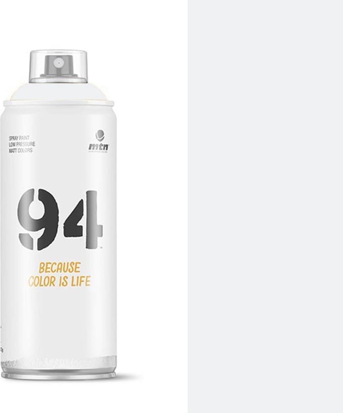 MTN94 Stardust Grijze spuitverf - 400ml lage druk en matte afwerking