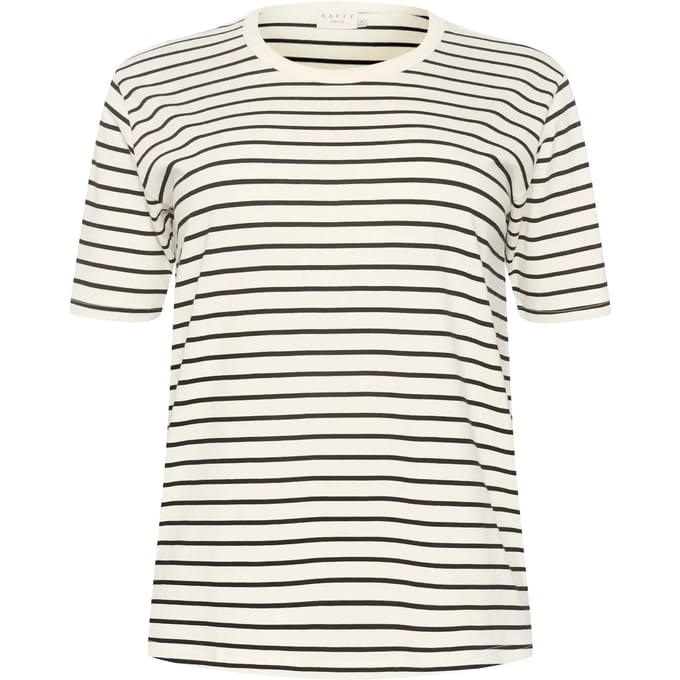 T-shirt 1/2 dames KAFFE Curve Winni