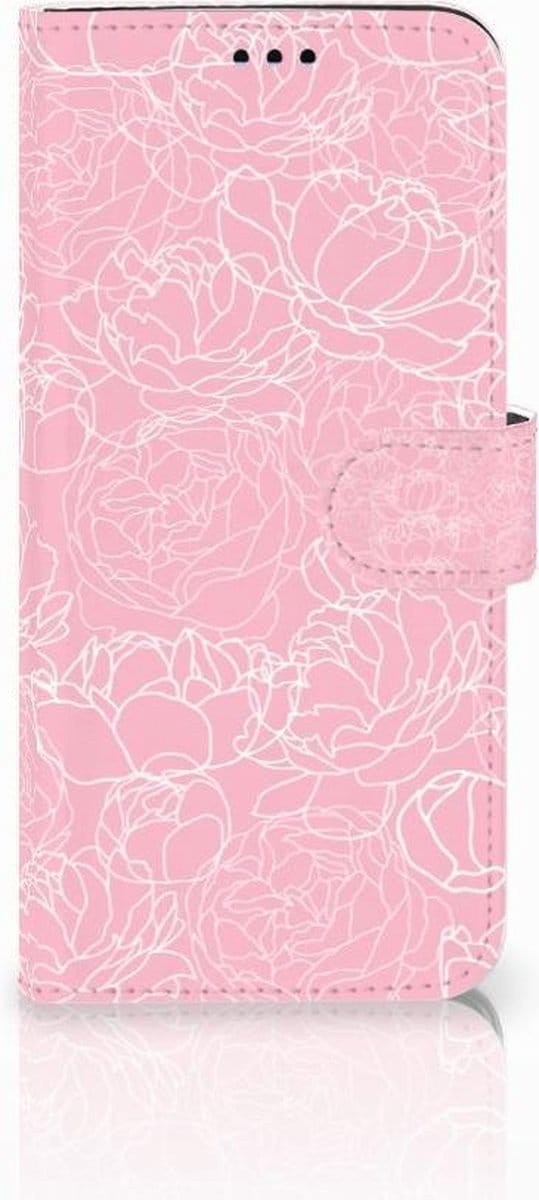 Samsung Galaxy S9 Plus Hoesje White Flowers