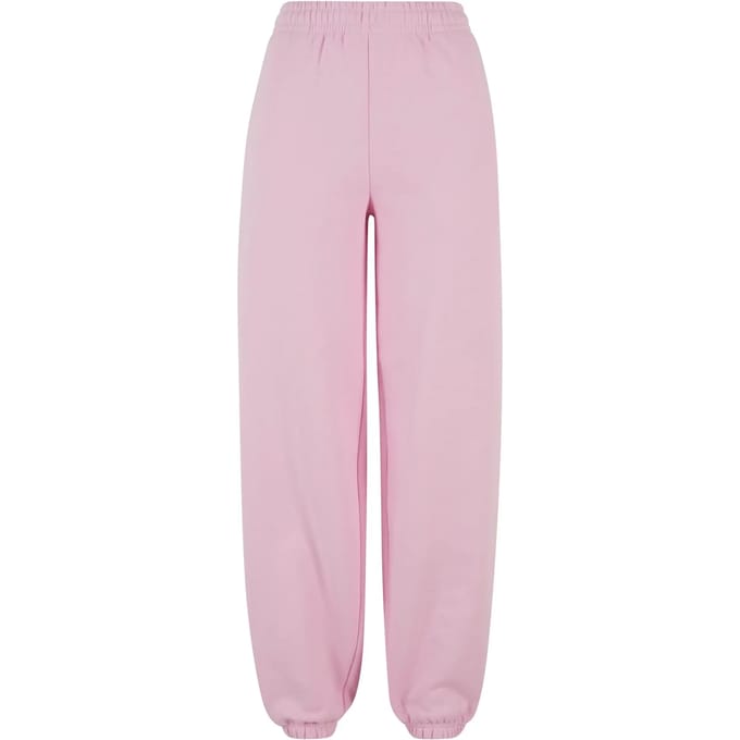 Urban Classics - Fluffy Dames joggingbroek - 4XL - Roze