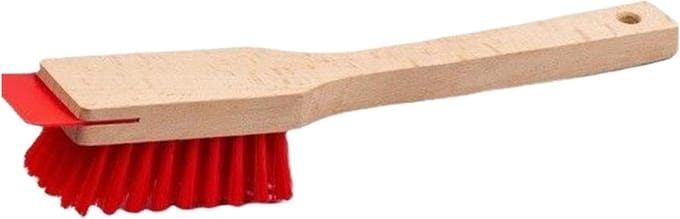 Grasmaaier Dekreiniger - Maaidek Schraper - Grasmaaier Onderhoud - Gebogen Reinigingsrand - 40.5 cm - Hout