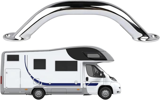 Handgreep RVS - Scheepsgereedschap Leuning - Veilige Instap - Robuust Design - 30 cm - Zilverkleurig