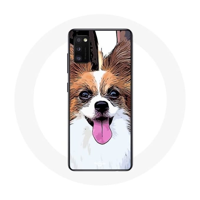 Coque pour Samsung Galaxy S20 Épagneul nain continental papillon Chiot Blanc et marron