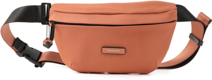 Hedgren Halo – Heuptas – Water- en stofafstotend – Compact & licht – Met sleutelhaak – Polyester – Redwood Burl