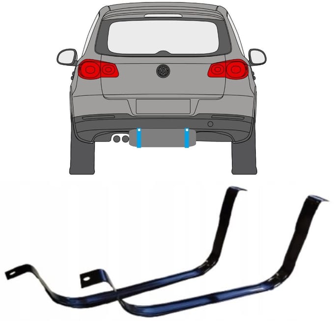 Brandstoftank klemmen voor Volkswagen Tiguan 2007-2016