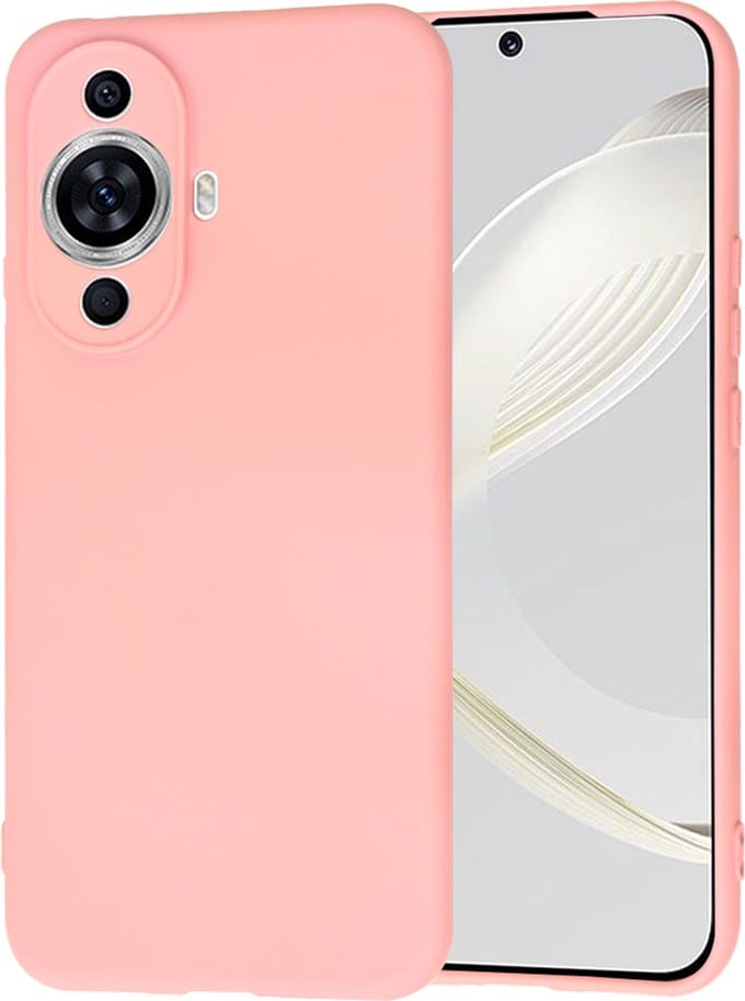 Hoesje geschikt voor Huawei nova 12s - Techsuit Soft Flex Silicone Back Cover - Chalk Pink