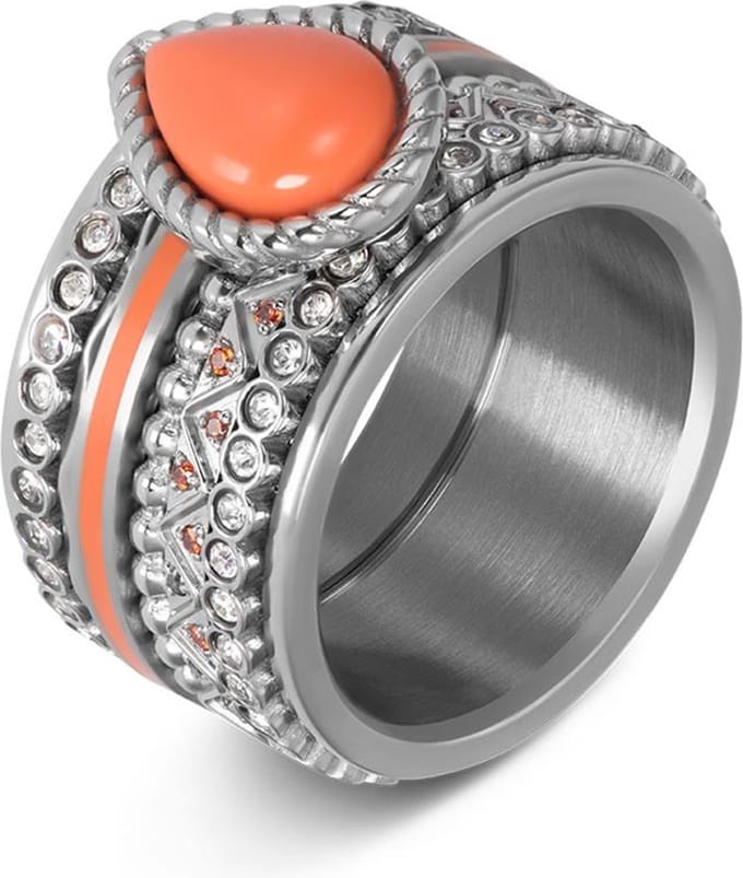 iXXXi invulring Magic Coral R05906 Goud, Zilver, Rosé (2MM)