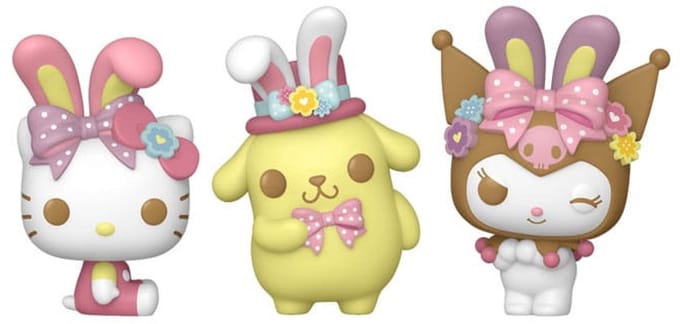 Hello Kitty Pocket POP! Vinyl Figure Easter Egg 3-Pack HK 4 cm