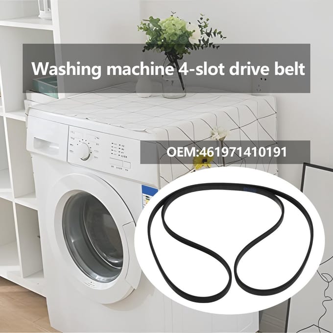 JHUBERS - Elastische Wasmachine Aandrijfriem V-snaar 1238 mm