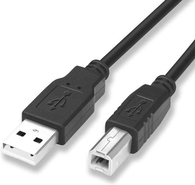 Printerkabel-Printer kabel usb-USB 2.0-Kabel voor Printer-3 meter(Meest nauwkeurige lengte: 2,68 meter)